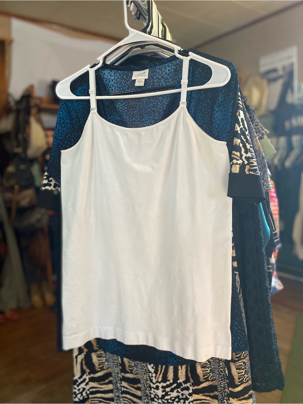 Shapermint White Slim-Strap Camisole Tank - Picture 4 of 4